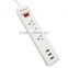 Electric multi plug socket, 4 Outlets Power Strip, US surge protector