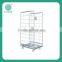 Selling different style folding warehouse storage trolley with high quality