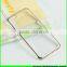 Wholesale elegant pc phone case for iPhone 6 clear chrome PC case / colorful no line case