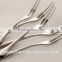 Factory sell Stainless fruit fork with plain handle and nice design