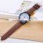 China Supplier Quartz Brown Leather Strap Sports Mens Watches