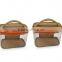 Transparent PVC Leather Make Up Case with Cloth Zipper