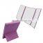 Square table foldable 3 side mirror with LED Light