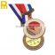 Custom trophies and medals with printing custom ribbon