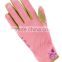 Flower-pattern, lady gardening glove, working glove, safety glove, imitation leather glove