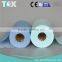 high water absorption cloth rolls Blue wiping paper cleaning wipes nonwoven fabric