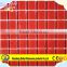 4mm Pure red glass mosaic tile