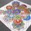 Fashion 90x90cm hot stamp own design silk scarf