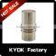 KYOK Engraved aluminum series curtain rod set,window decorative curtain finials,zinc alloy diamond curtain rod finials