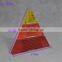 Pyramid Crystal Acrylic Plaque With Words Saying