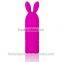 newest 10 Speeds Rabbit Shape Sex Bullet Vibrator,One button controller Sex Toy for Female