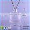 transparent empty reed diffuser glass bottle with Stainless steel home aroma air freshener bottle