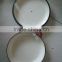 3 QT cast iron round red enamel chicken roster casserole