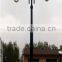 Decorative cast iron and aluminum garden lighting post