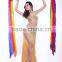 SWEGAL belly dance silk fan veil,belly dance fan veils SGBDD14006