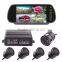 7 inch Car Rear View Mirror Camera Monitor Bluetooth and Mp5 Optional