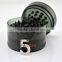 plastic herb grinder, 5 Part acrylic weed grinders with magnet. Individual packaging .