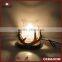 resin Antlers glass candle table lamp