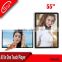 Multifunction HD LCD advertising video screen player made in China