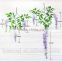 High quality white wisteria 110cm,artificial wisteria flower manufacturer