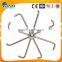 Stainless steel water revolving fountain SS and brass rotating spraying nozzle
