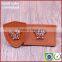 Wonderful new design metal sheep shape leather patch for beanie