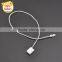 hang tag plastic string/hang tag with hole/hang tag with plastic seal