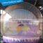 clear inflatable snow globe,Christmas snow globe for decoration,giant inflatable human snow ball