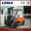 LTMA diesel isuzu engine forklift truck with three stage mast