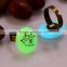 Hot sale new design glow in dark stone finger ring fashion noble with OEM pendant stone finger ring