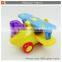 Plastic battery operated toys electric cartoon plane with music