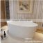 Customize solid surface Bathtub,White artificial stone bathtubs , engineering Stone Bath Tub