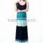 stitching color stripe dress