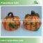 Pumpkin shaped harvest kitchen ceramic suagr jar