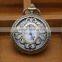 Antique bronze big size unique design pocket watches quartz analog pocket watches