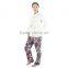 Kevince flannel pyjamas set hedgehog emb knitting woman MOQ 1000set OEM factory directly