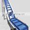 Quick release pvc belt with baffle and side guide conveyor for bean