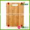 Top grade bamboo bread chopping board /wooden bread cutting board with silicone feet