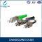 Hot sale single mode armored 2 core ftth fiber optic LC patch cord