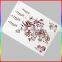 factory price manufacturer customize temporary tattoo sticker choker necklace Lace tattoos