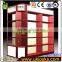 2015 Made in China glass book cabinets design/ book display rack