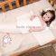 2016 New Design Air Layer Embroidery Colored Cotton Knitted Baby Blanket