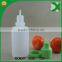 hot design e juice liquid dropper bottle 20ml with long thin tip