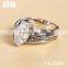 Jingli Jewelry Gemstone Rhodium Plated Women Ring (YJ-329)