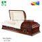 JS-A1215 good price funeral solid wood American style caskets