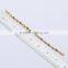 2016 Rellecona Precious Gemstone Bracelet Stud w/ Yellow Gold Plated Moon Shape Jewelry