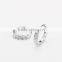 Women's classic Hoop Earrings clear AAA cz diamond huggie earrings