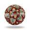 Ceramic Tomato with Red Flower print