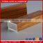 Wood grain aluminum square hollow tube