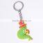 Custom colorful rubber soft pvc keychian